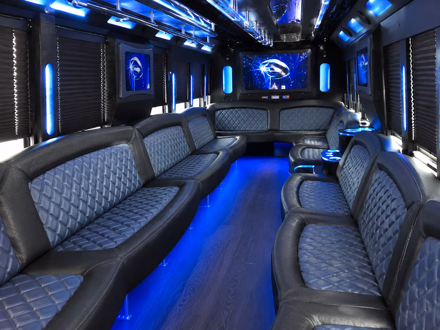 Fort Myers Bachelor & Bachelorette Transportation party bus exterior