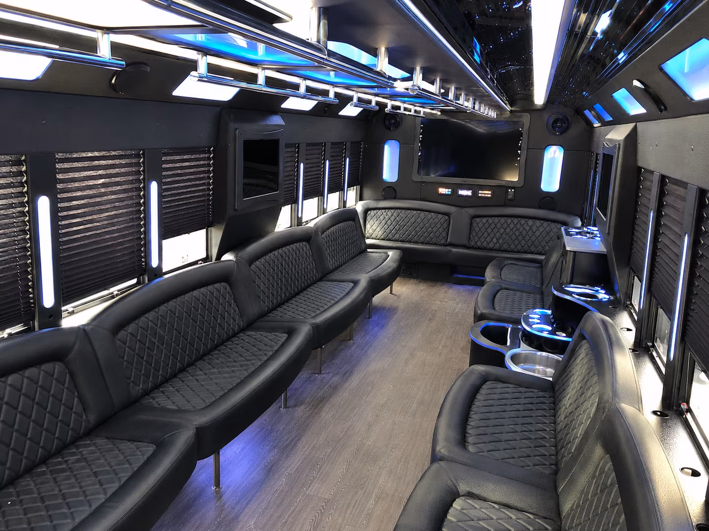 Fort Myers Private Event Transportation party bus exterior