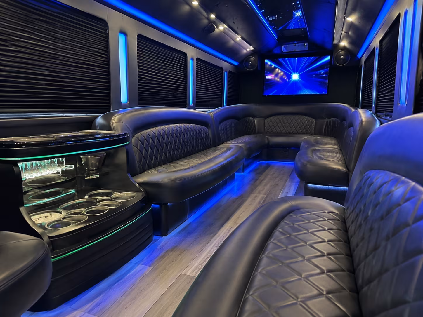 Fort Myers Prom & Homecoming Transportation party bus exterior
