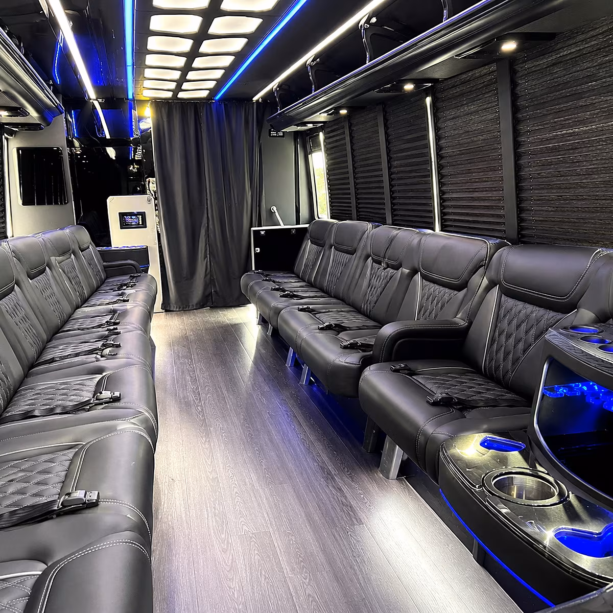 Fort Myers Prom & Homecoming Transportation onboard seating