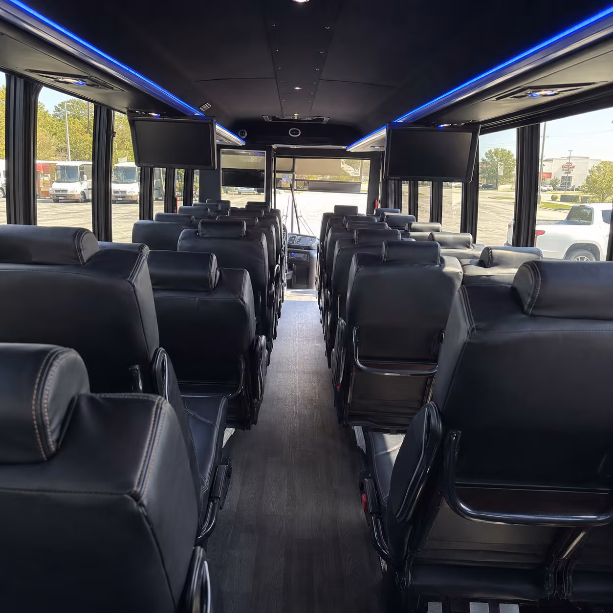 Fort Myers School Event Transportation party bus exterior
