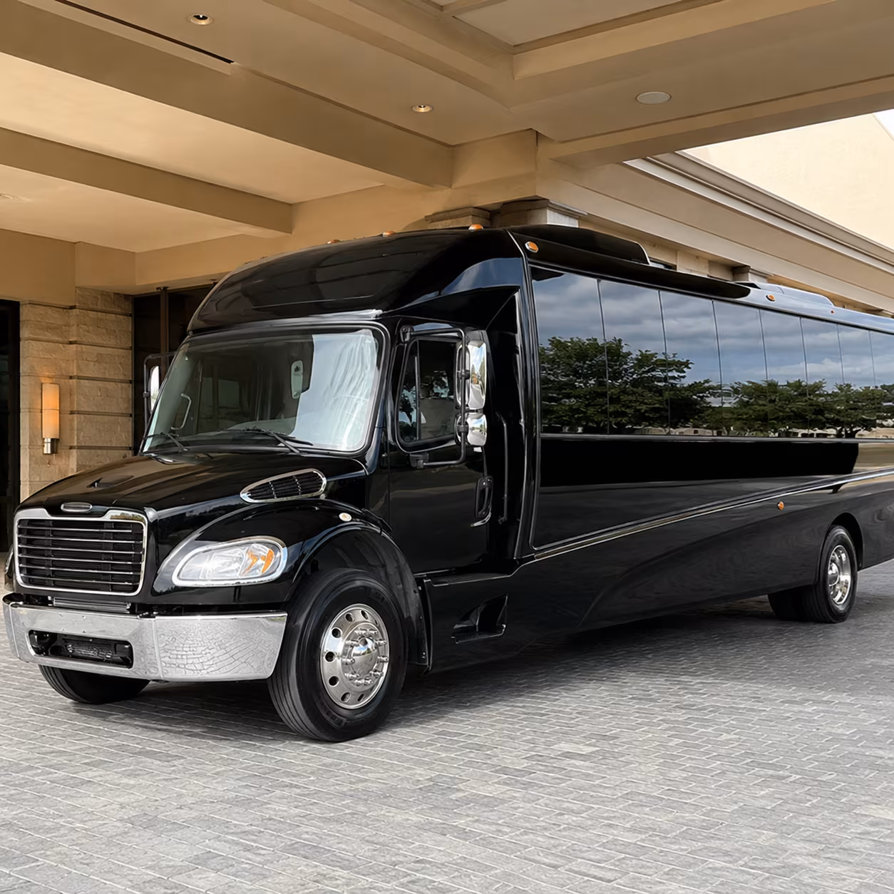 Fort Myers School Event Transportation party bus exterior
