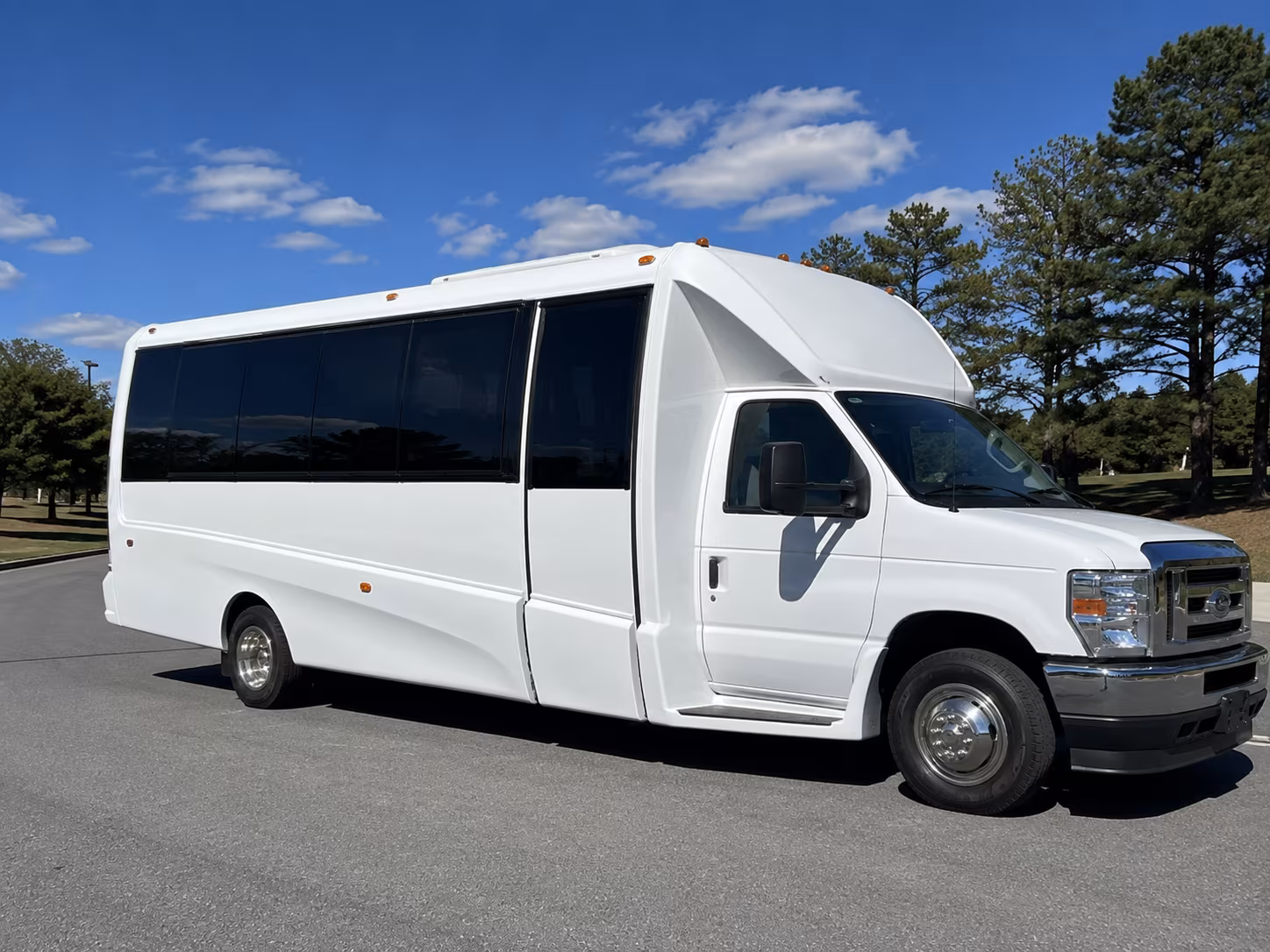 Fort Myers Sporting Event Transportation party bus exterior