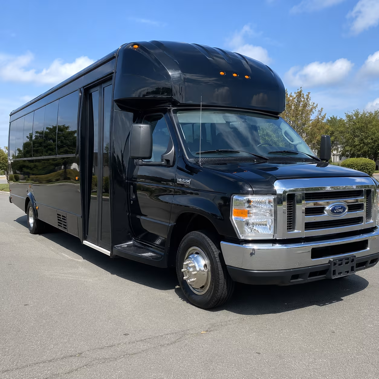 Fort Myers Wedding Transportation party bus exterior
