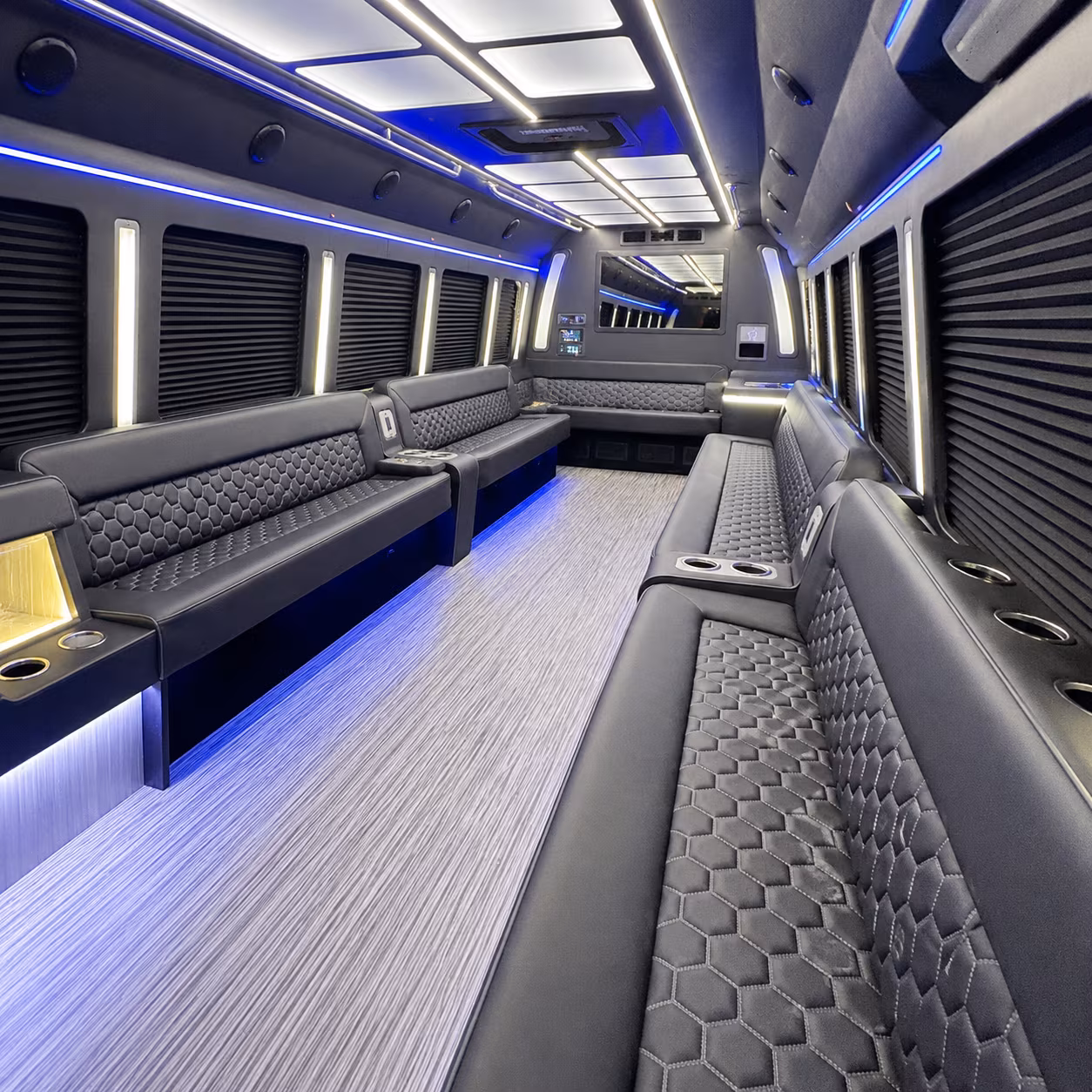 Fort Myers Wedding Transportation party bus exterior