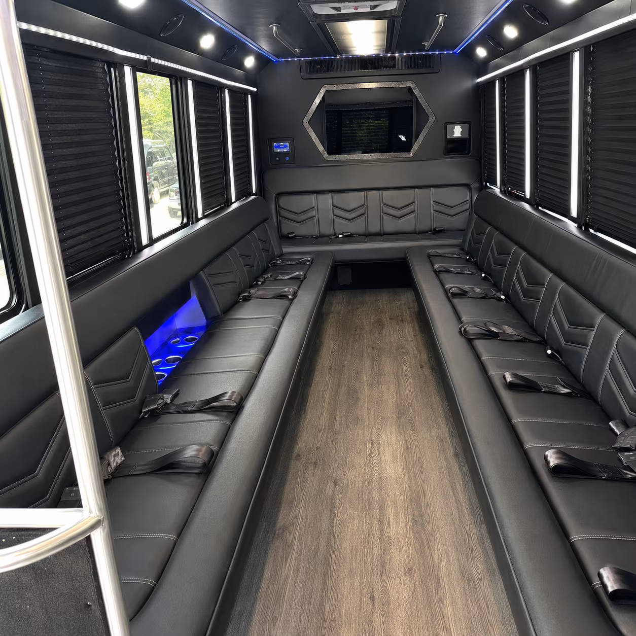Fort Myers Wedding Transportation party bus exterior