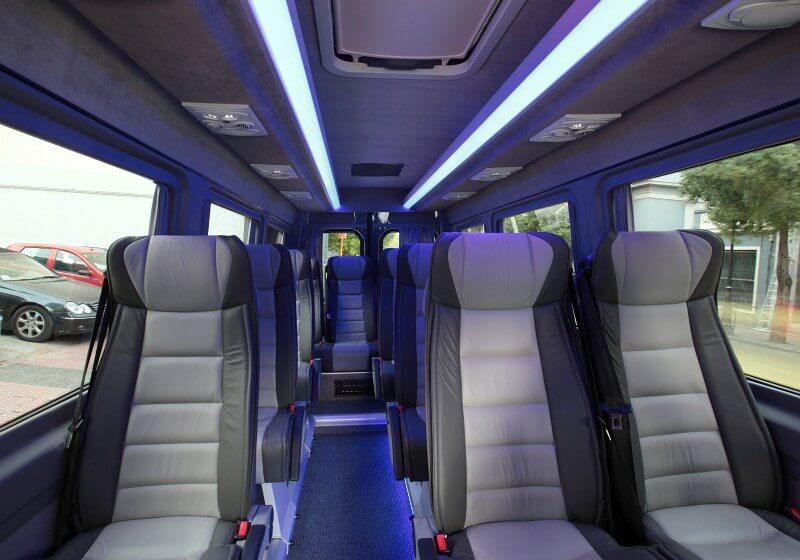 Saint Petersburg 18 Passenger Van/Minibus Interior
