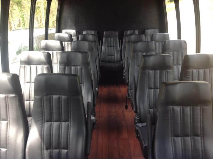 Bradenton 30 Passenger Shuttle Bus Interior