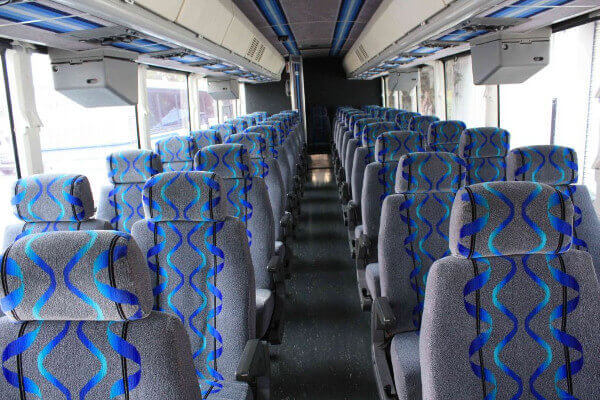 Bradenton 40 Passenger Coach Bus Interior