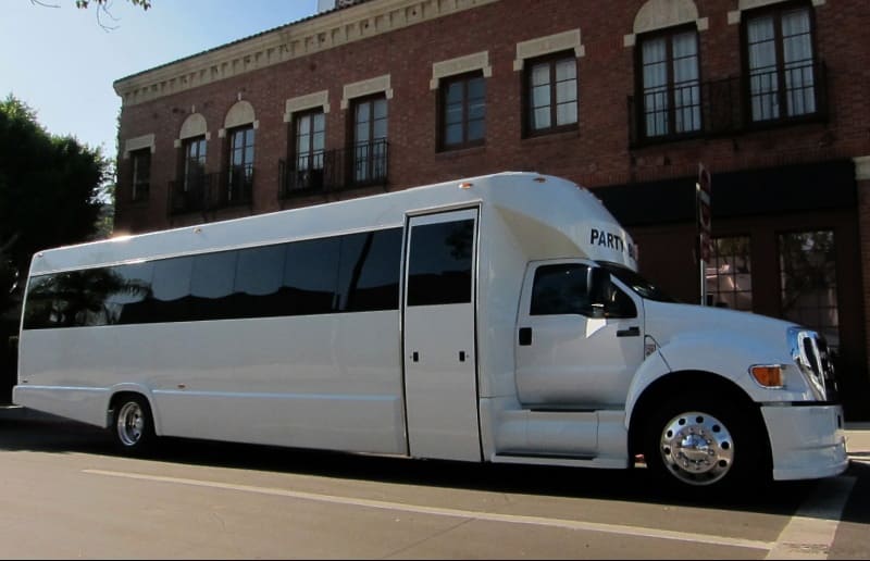 North Port 30 Passenger Party Bus White