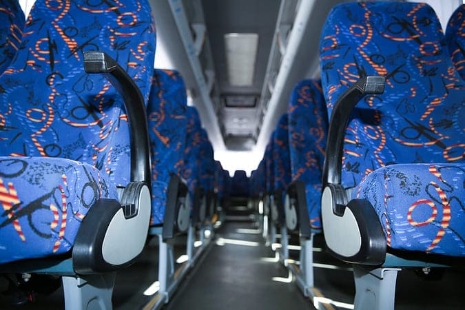 Bradenton 47-56 Passenger Charter Buses Interior